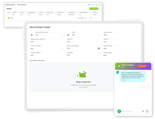 Construction management interface 5