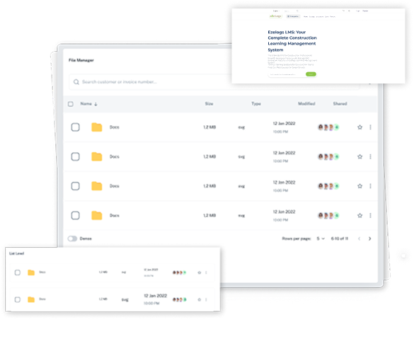 Construction management interface 2